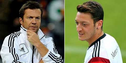 Lothar Matthaus không tin tưởng tài năng của Mesut Ozil