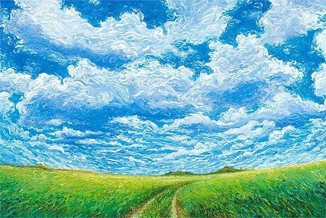 Năm 2009, khi đang đi du lịch ở nước ngoài, cô gái trẻ đột nhiên có cảm hứng sáng tác nhưng lại để quên các cây bút vẽ tại nhà. Do đó, cô quyết định dùng luôn tay làm công cụ vẽ và kết quả thật bất ngờ.