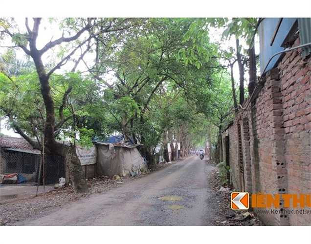 Con đường ngay sát Caste Plaza vẫn chỉ là đường đất nhếch nhác.