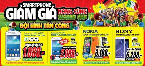 Cuồng nhiệt cùng Worldcup – MediaMart và Vietinbank tặng 5.5 tỷ đồng