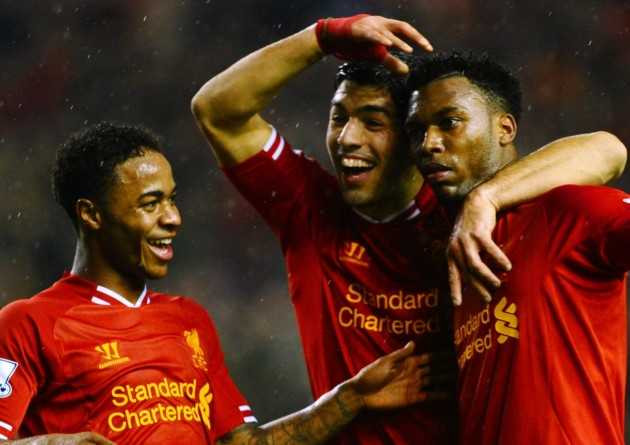 Bộ ba song sát 'S-S-S' trong màu áo Liverpool