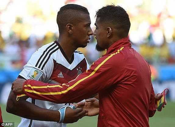 Đây là trận đấu chứng kiến màn so tài giữa 2 anh em ruột nhà Boateng