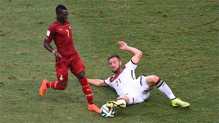 Tuyển Đức đã rất vất vả trước sức mạnh của Ghana