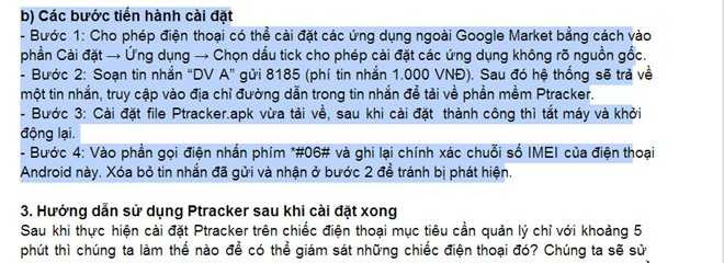 Hướng dẫn cài đặt phần mềm giám sát Ptracker của công ty Việt Hồng hiện vẫn còn thấy trên mạng.