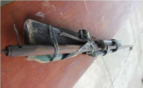 súng tự chế, độc, kỳ lạ, công an, chưa từng thấy, nguy hiểm