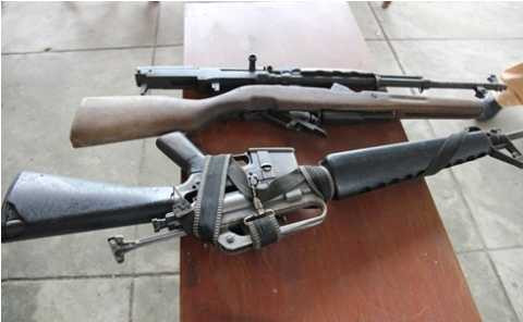 súng tự chế, độc, kỳ lạ, công an, chưa từng thấy, nguy hiểm