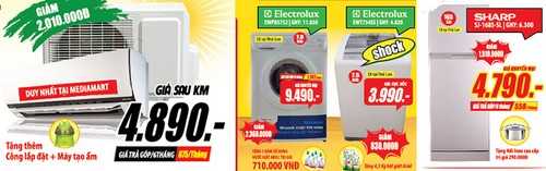 MediaMart xả hàng hè – giảm đến 50% tất cả các mặt hàng
