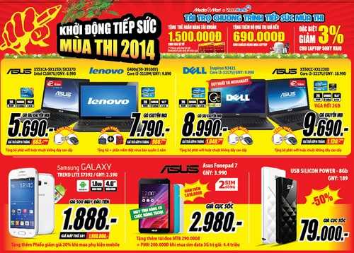 MediaMart xả hàng hè – giảm đến 50% tất cả các mặt hàng