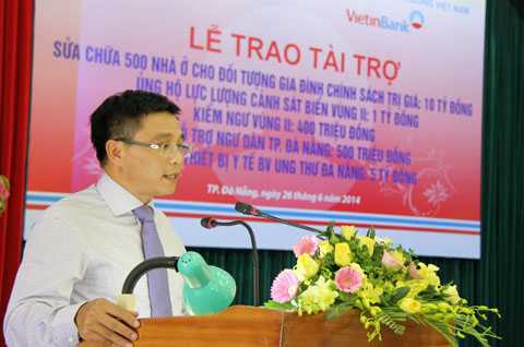 Đà Nẵng, VietinBank, trao tặng, ngư dân, cảnh sát biển, hỗ trợ, tri ân