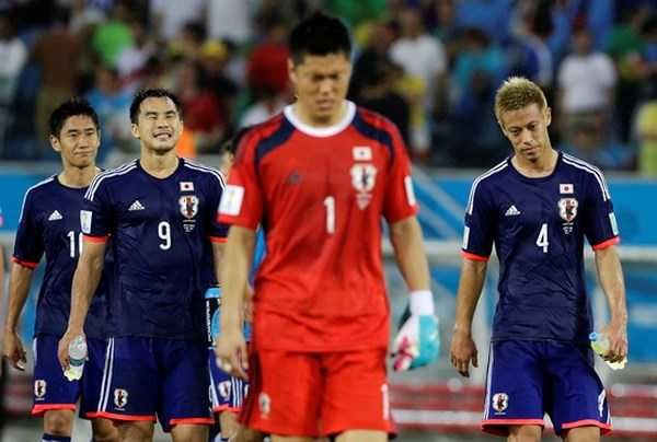 ĐKVĐ châu Á - Nhật Bản gây thất vọng tại World Cup 2014