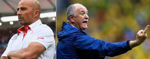 Cuộc chiến giữa Sampaoli và Scolari