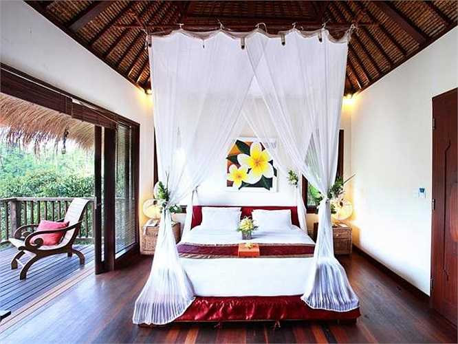 Với những căn phòng như thế này, bạn sẽ tha hồ tận hưởng ánh mặt trời và hít thở bầu không khí trong lành của rừng già nhiệt đới. 