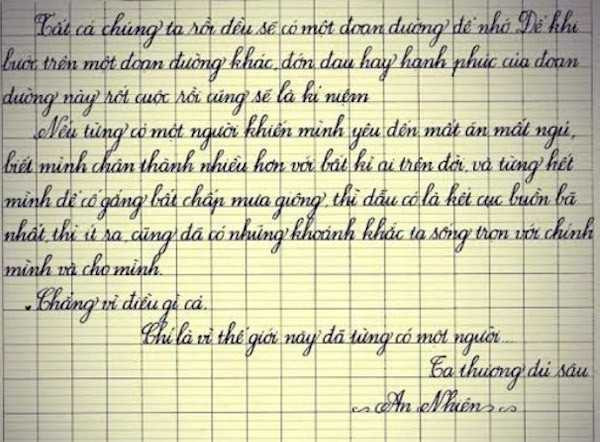 Viết chữ đẹp như in