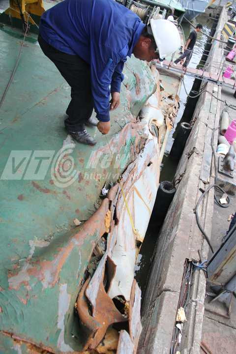 Kiểm ngư, TRung Quốc, tấn công, thương tích, trở về, hư hại, Hoàng Sa, chấp pháp