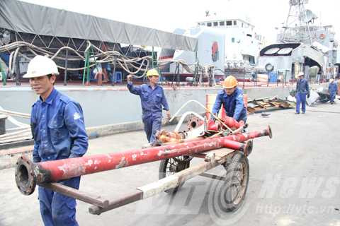 Kiểm ngư, TRung Quốc, tấn công, thương tích, trở về, hư hại, Hoàng Sa, chấp pháp