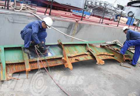 Kiểm ngư, TRung Quốc, tấn công, thương tích, trở về, hư hại, Hoàng Sa, chấp pháp