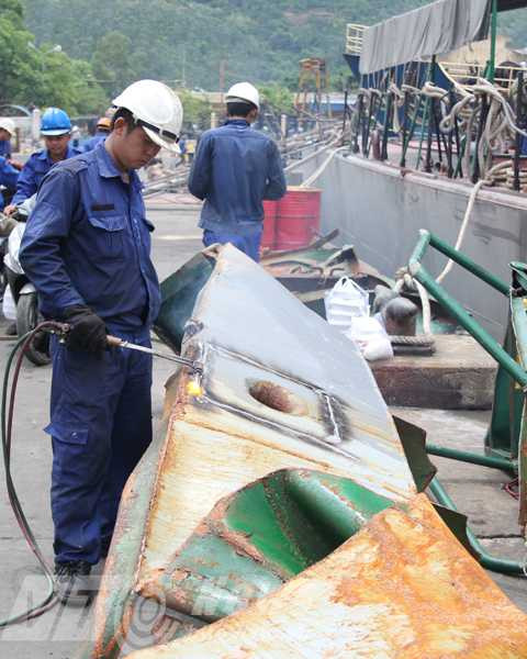 Kiểm ngư, TRung Quốc, tấn công, thương tích, trở về, hư hại, Hoàng Sa, chấp pháp