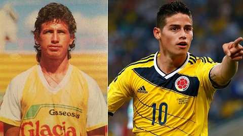 James Rodriguez là con nhà nòi khi cha anh cũng là cầu thủ