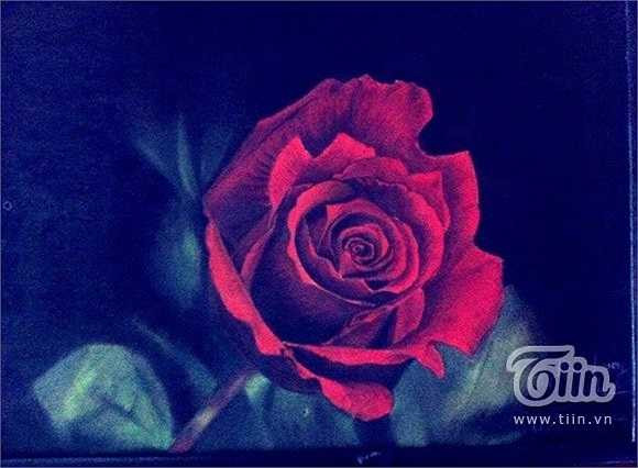 Dần dần, khi tay nghề bắt đầu khá lên, Phát chuyển sang vẽ bằng phấn tiên. Thời gian đầu khá vất vả nhưng vì đã có kiến thức nền tảng khi vẽ chì, bút bi nên việc thích ứng với chất liệu mới không mất quá nhiều thời gian.