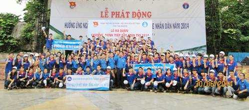  Lễ ra quân tiếp sức mùa thi 2014 tại Thái Nguyên 