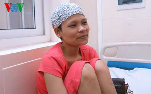 Dù mang trọng bệnh, nhưng Hòa luôn vui vẻ, lạc quan