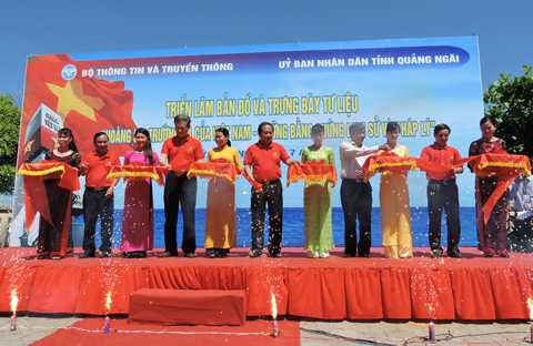 Lý Sơn, Hoàng Sa, Trường Sa, triển lãm, chủ quyền, bản đồ