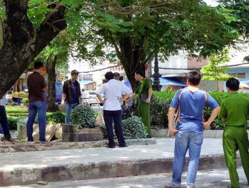 Hiện trường xảy ra vụ việc.