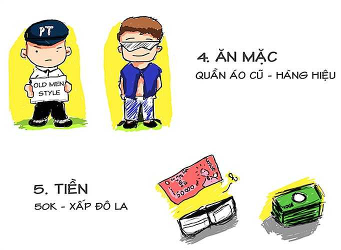 Việc chuẩn bị 'phụ kiện' khi đi thi cũng khác nhau. Giới trẻ ngày nay khá chuộng hình thức, nữ sinh có thể trang điểm khi đi thi, nam sinh ăn mặc chải chuốt. Tuy nhiên, cũng có những em chỉ đơn giản với bộ đồng phục cũ. 