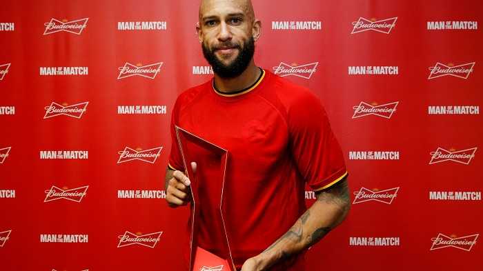 Tim Howard nhận danh hiệu 'Cầu thủ xuất sắc nhất trận'