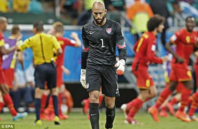 Buồn cho Howard khi những nỗ lực của anh không đủ giúp tuyển Mỹ vào tứ kết