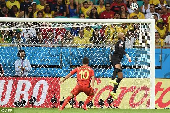 Trực tiếp vòng 1/8 World Cup 2014: Bỉ - Mỹ