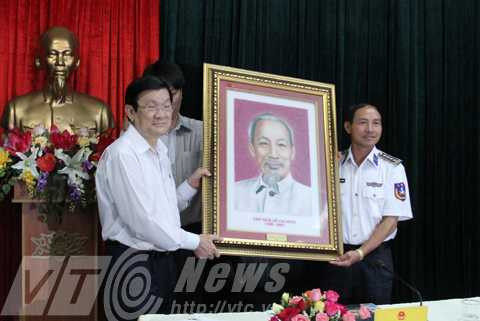 Trương Tấn Sang, Chủ tịch nước, thăm Cảnh sát biển, Việt Nam, chủ quyền