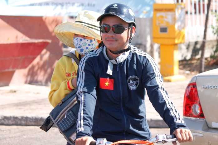 Honda 67 chở thí sinh