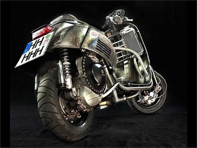 PK 153 Rotax: động cơ Vespa PK tùy chỉnh cho công suất 36,7 mã lực.