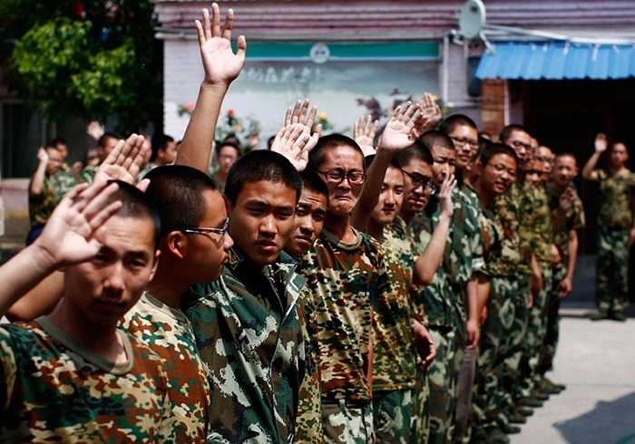 Ở đây các em sẽ sống và sinh hoạt theo phong cách nhà binh