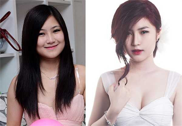 Hương Tràm còn phải đối mắt với nhiều thông tin ngoài nâng mũi, cô còn nâng ngực, thu gọn gương mặt