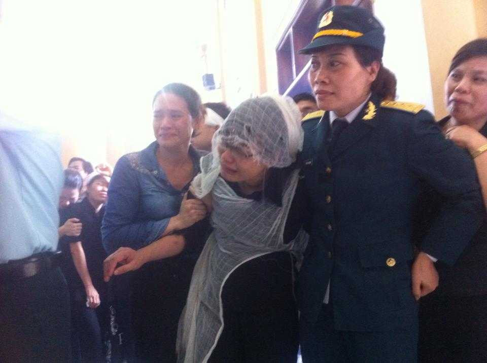 Sự ra đi của các chiến sĩ để lại sự tiếc thương vô hạn trong lòng thân nhân