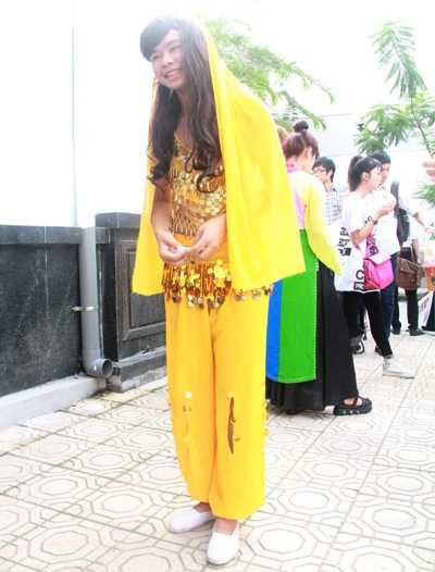 Chàng trai này cũng khá tự tin với phần thi tài năng của mình