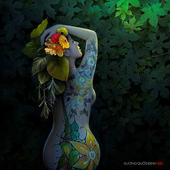 Tiết lộ những thị phi nghề người mẫu body painting