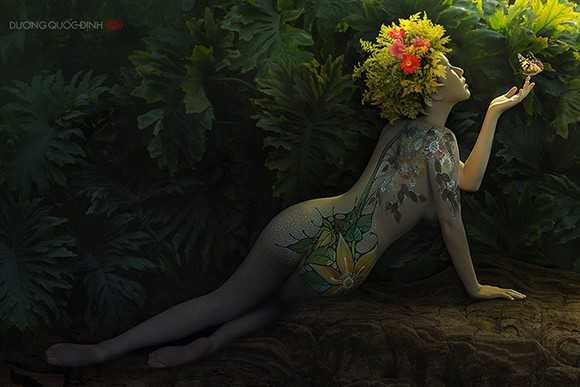 Tiết lộ những thị phi nghề người mẫu body painting