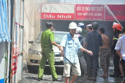 cháy lớn, trung tâm TP, Đà Nẵng, hỏa hoạn, mỹ phẩm, thieu rịu