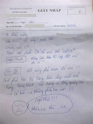 Giấy nháp xuất hiện Ngọc Trinh, Bà tưng từng gây xôn xao