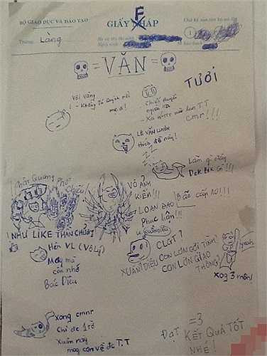 Trổ tài 'chém gió' trên giấy nháp