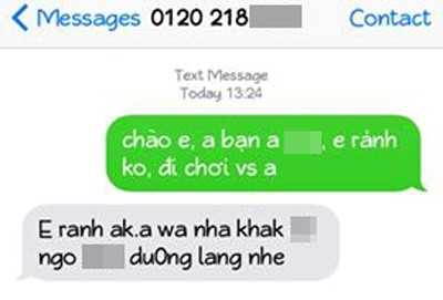  Gái bán dâm online hẹn "bãi đáp" khi phóng viên đọc đúng mật khẩu. 