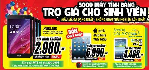 Media Mart tăng thêm 10 ngày vàng và 1000 phần quà vì sức mua chóng mặt