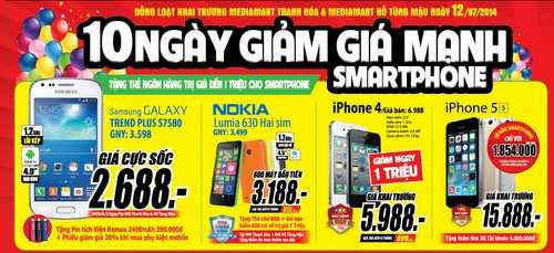 Media Mart tăng thêm 10 ngày vàng và 1000 phần quà vì sức mua chóng mặt