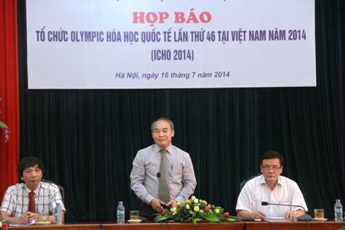 Họp báo công bố thông tin về kỳ thi Olympic Hóa học 2014