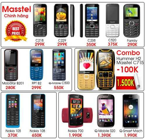 Xả hàng điện thoại, máy tính bảng chi từ 159.000 đồng