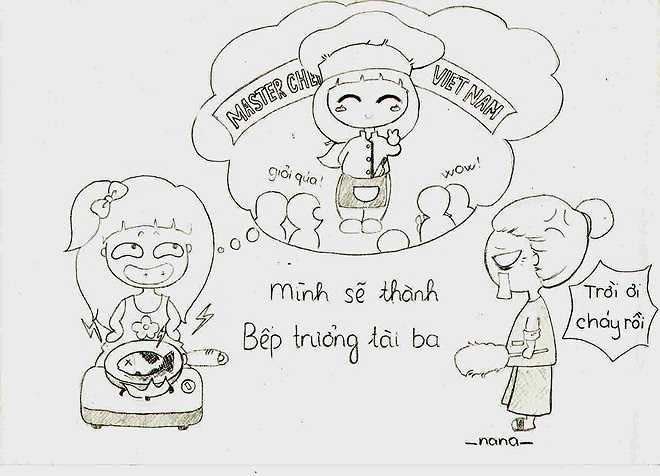 Cô sinh viên ngành Quản trị Bếp và Ẩm thực chia sẻ: 'Mới ngày nào bước vào trường với bao điều lạ lẫm, giờ đây tôi đã có thể nấu những món ăn ngon và vững tin làm việc tại các nhà hàng. Chương trình học mang tính thực tế cao cùng sự quan tâm sát sao của thầy cô đã giúp tôi trưởng thành lên từng ngày'.