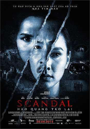 Sau những tiết lộ về vai diễn của 'sao nhí' Thanh Mỹ và NSƯT Chiều Xuân, Scandal - Hào quang trở lại tung poster đầy ám ảnh.